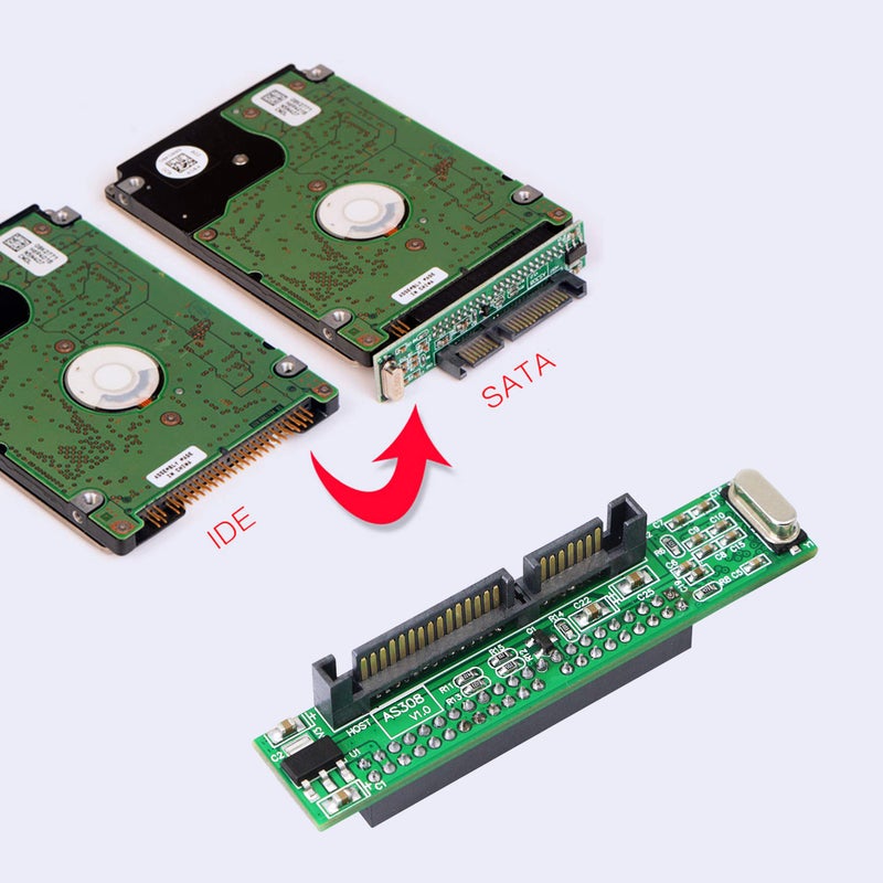 SinLoon 2.5" IDE 44Pin Female to SATA Male Adapter for 2.5" IDE Hard Disk Drive to SATA Interface Converter - Image 4
